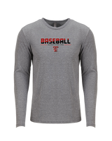 Todd County Middle School Baseball Cut - Tri-Blend Long Sleeve