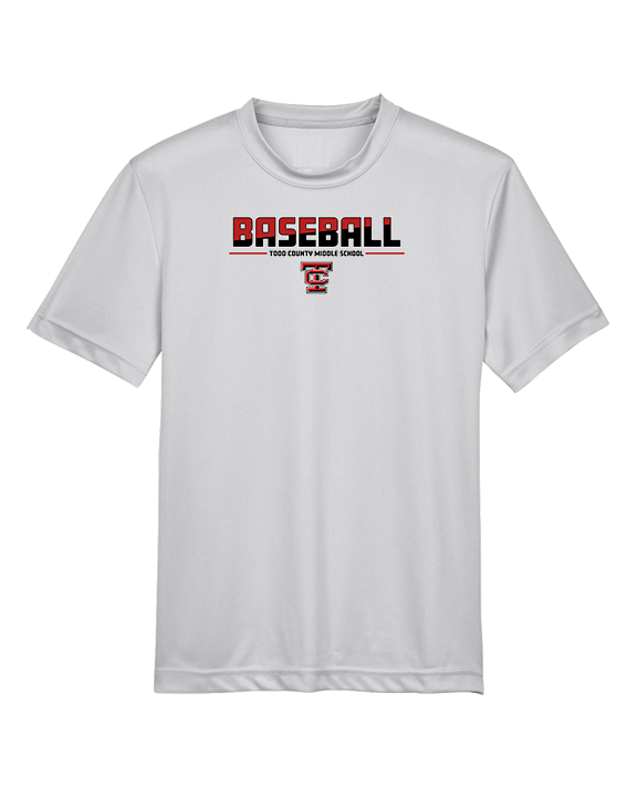 Todd County Middle School Baseball Cut - Youth Performance Shirt