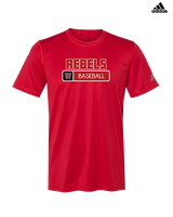 Todd County Middle School Baseball Pennant - Mens Adidas Performance Shirt