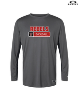 Todd County Middle School Baseball Pennant - Mens Oakley Longsleeve
