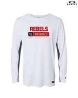 Todd County Middle School Baseball Pennant - Mens Oakley Longsleeve