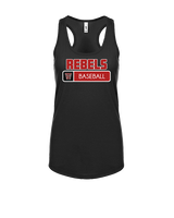 Todd County Middle School Baseball Pennant - Womens Tank Top