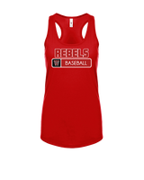 Todd County Middle School Baseball Pennant - Womens Tank Top