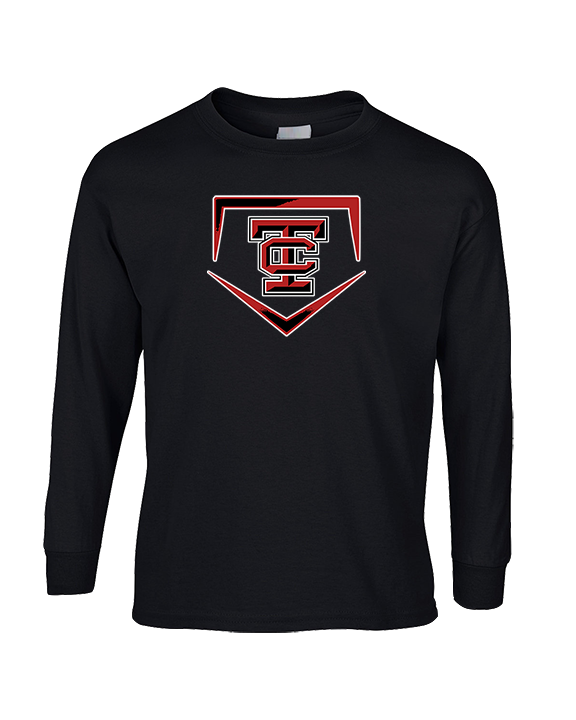 Todd County Middle School Baseball Plate - Cotton Longsleeve