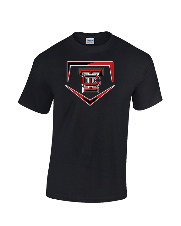 Todd County Middle School Baseball Plate - Cotton T-Shirt