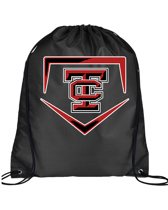 Todd County Middle School Baseball Plate - Drawstring Bag