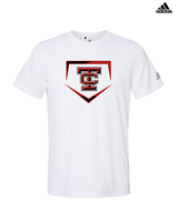 Todd County Middle School Baseball Plate - Mens Adidas Performance Shirt