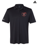 Todd County Middle School Baseball Plate - Mens Adidas Polo