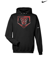 Todd County Middle School Baseball Plate - Nike Club Fleece Hoodie