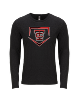 Todd County Middle School Baseball Plate - Tri-Blend Long Sleeve
