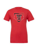 Todd County Middle School Baseball Plate - Tri-Blend Shirt