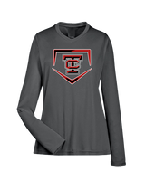 Todd County Middle School Baseball Plate - Womens Performance Longsleeve