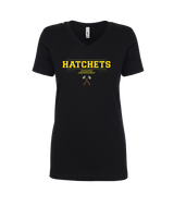Tomahawk HS Border - Womens V-Neck