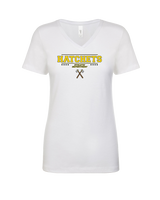 Tomahawk HS Border - Womens V-Neck