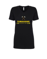 Tomahawk HS Stacked - Womens V-Neck