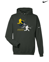 Tomahawk HS Baseball Hitter - Nike Club Fleece Hoodie