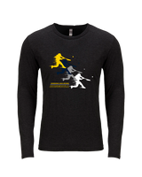 Tomahawk HS Baseball Hitter - Tri-Blend Long Sleeve