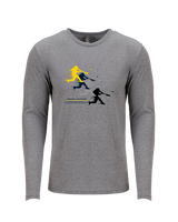 Tomahawk HS Baseball Hitter - Tri-Blend Long Sleeve