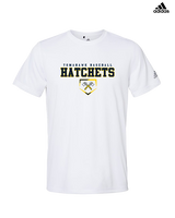 Tomahawk HS Baseball Mascot - Mens Adidas Performance Shirt