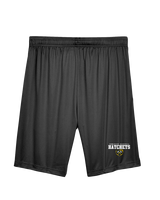 Tomahawk HS Baseball Mascot - Mens Training Shorts with Pockets