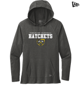 Tomahawk HS Baseball Mascot - New Era Tri-Blend Hoodie