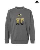 Tombstone HS Cross Country XC Splatter - Mens Adidas Crewneck