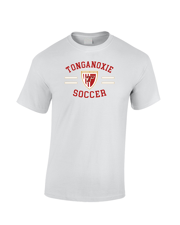 Tonganoxie HS Soccer Curve - Cotton T-Shirt