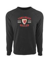 Tonganoxie HS Soccer Curve - Crewneck Sweatshirt