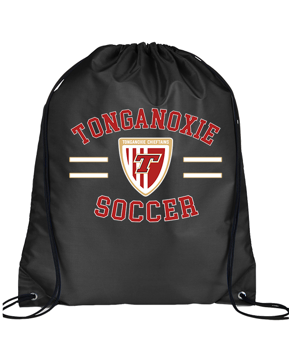 Tonganoxie HS Soccer Curve - Drawstring Bag