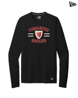 Tonganoxie HS Soccer Curve - New Era Performance Long Sleeve