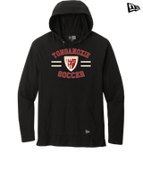 Tonganoxie HS Soccer Curve - New Era Tri-Blend Hoodie