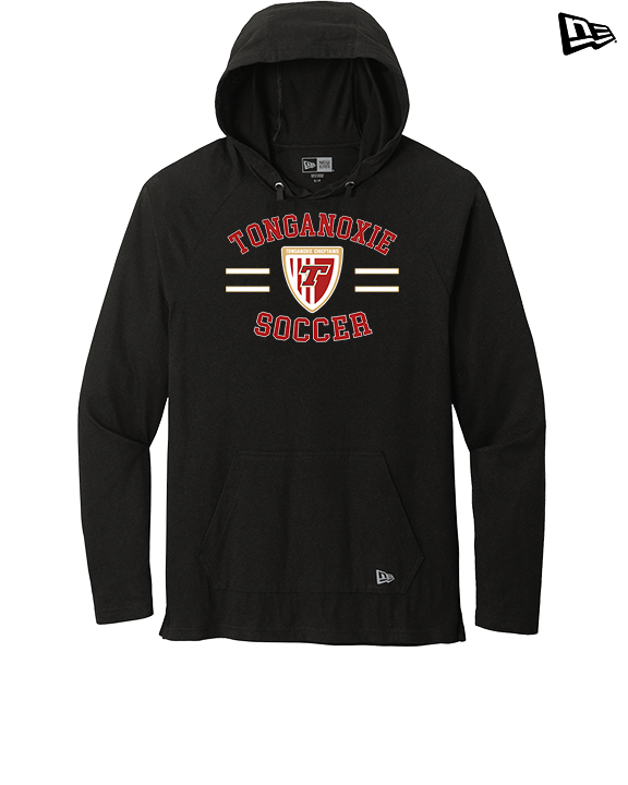 Tonganoxie HS Soccer Curve - New Era Tri-Blend Hoodie