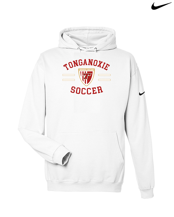 Tonganoxie HS Soccer Curve - Nike Club Fleece Hoodie
