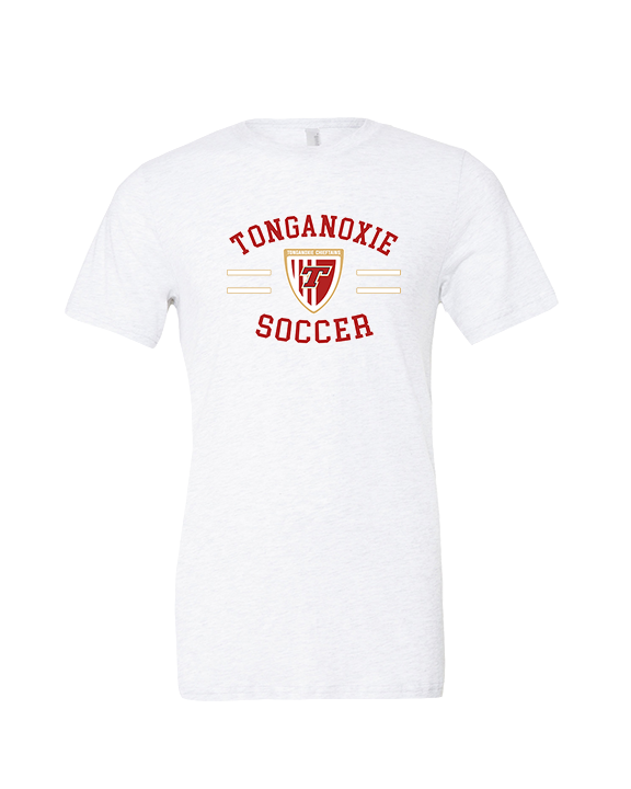 Tonganoxie HS Soccer Curve - Tri-Blend Shirt