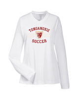 Tonganoxie HS Soccer Curve - Womens Performance Longsleeve