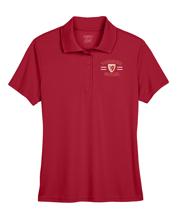 Tonganoxie HS Soccer Curve - Womens Polo