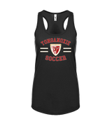 Tonganoxie HS Soccer Curve - Womens Tank Top