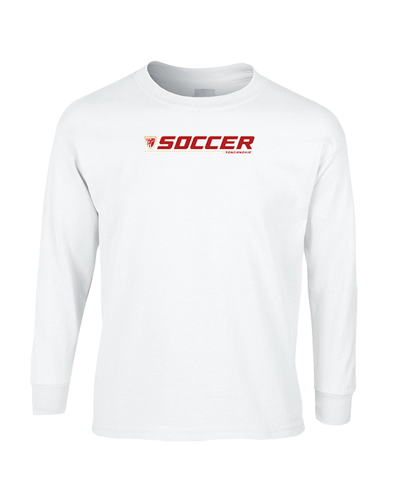 Tonganoxie HS Soccer Lines - Cotton Longsleeve