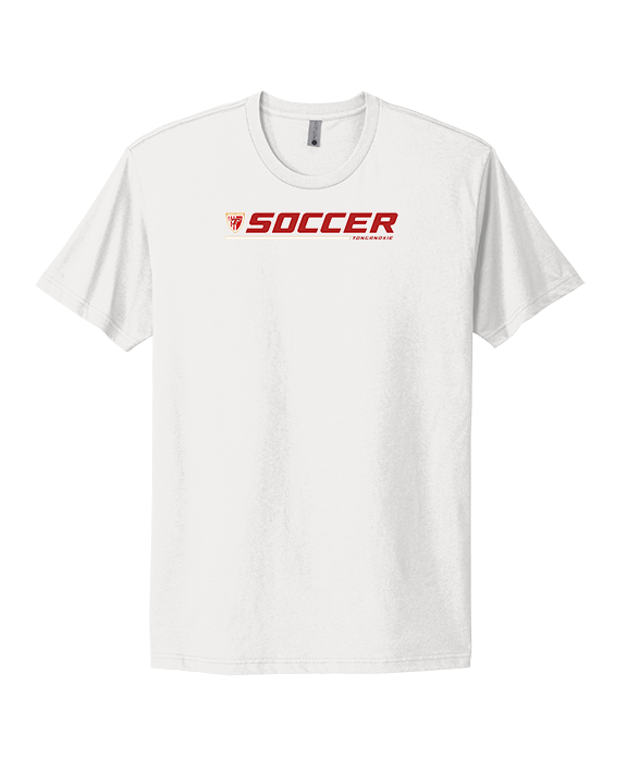 Tonganoxie HS Soccer Lines - Mens Select Cotton T-Shirt