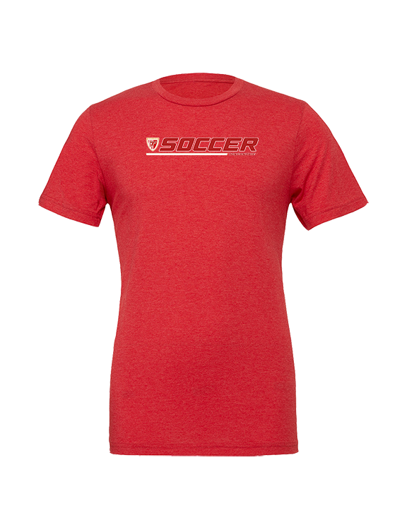 Tonganoxie HS Soccer Lines - Tri-Blend Shirt
