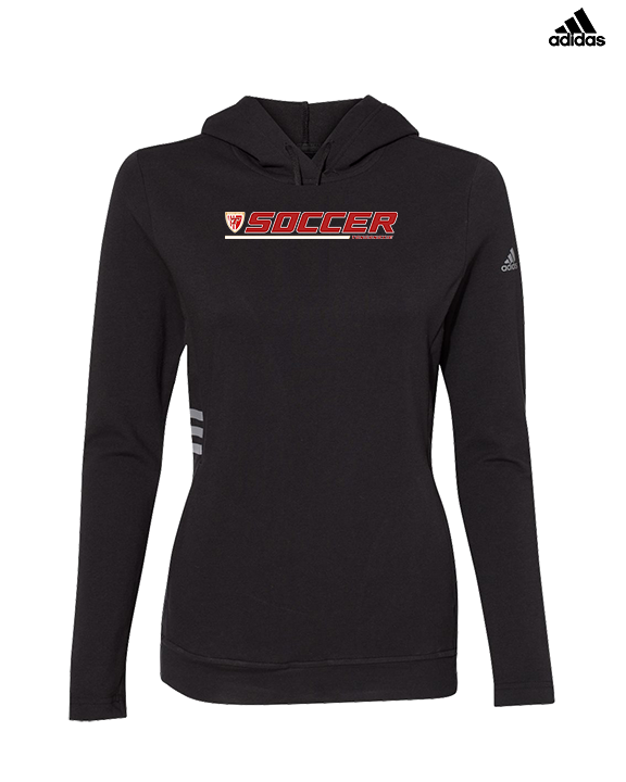 Tonganoxie HS Soccer Lines - Womens Adidas Hoodie