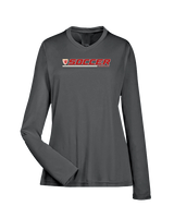 Tonganoxie HS Soccer Lines - Womens Performance Longsleeve