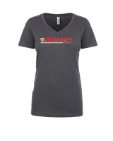 Tonganoxie HS Soccer Lines - Womens Vneck