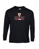 Tonganoxie HS Soccer Soccer Lines - Cotton Longsleeve