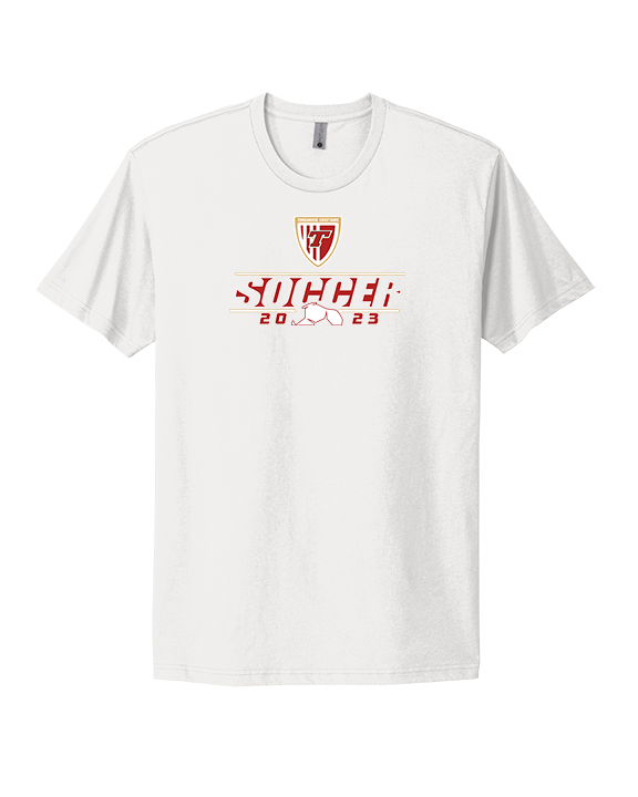 Tonganoxie HS Soccer Soccer Lines - Mens Select Cotton T-Shirt