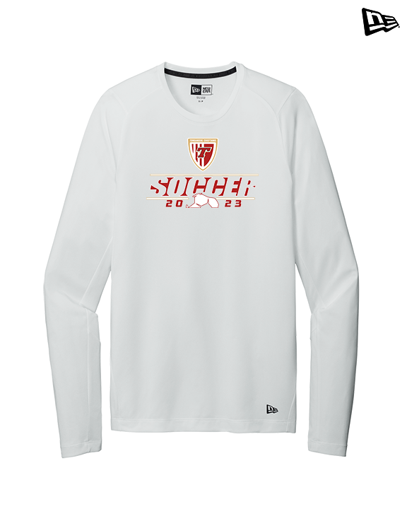 Tonganoxie HS Soccer Soccer Lines - New Era Performance Long Sleeve