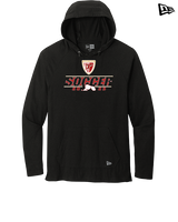 Tonganoxie HS Soccer Soccer Lines - New Era Tri-Blend Hoodie