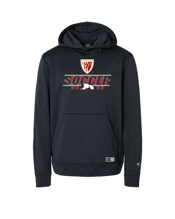 Tonganoxie HS Soccer Soccer Lines - Oakley Performance Hoodie