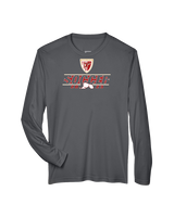 Tonganoxie HS Soccer Soccer Lines - Performance Longsleeve