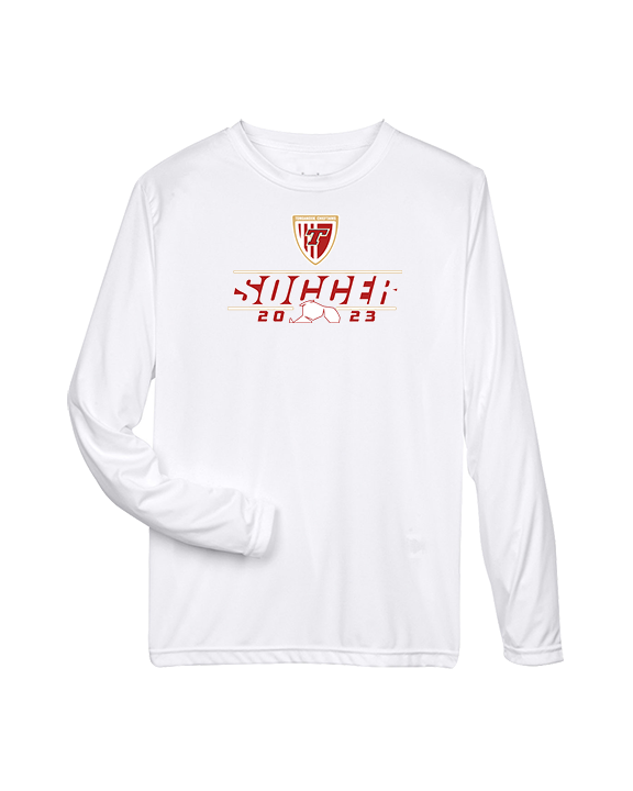 Tonganoxie HS Soccer Soccer Lines - Performance Longsleeve